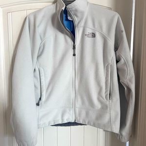Northface white Windwall jacket.
